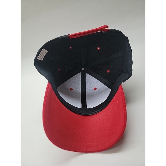 Peterbilt‎ Logo Black And Red Hat Hook And Loop Strap Truck Cap Baseball Style - Picture 6 of 7